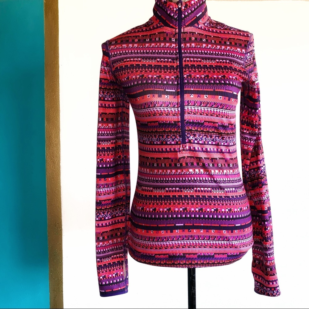 Nike Pro Dri-Fit Aztec Print Pullover - Picture 1 of 8